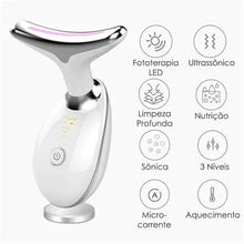Carregar imagem no visualizador da galeria, VitaLift Glow Elite™ – Rejuvenescimento Facial com Fototerapia Microcorrente e LED ourelle