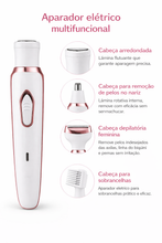 Carregar imagem no visualizador da galeria, Kit Depilador Feminino 4 em 1 com Tecnologia MultiBlade – Precisão e Conforto em Cada Uso