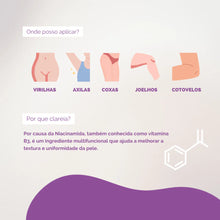 Carregar imagem no visualizador da galeria, Lumina Clareador Corporal Premium – Pele Mais Clara e Uniforme no Corpo, Axilas e Virilha com Niacinamida + Rosa Mosqueta