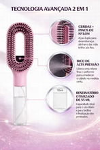 Carregar imagem no visualizador da galeria, Escova Spray 2 em 1 – Transforme Seus Fios Bagunçados em Cabelo de Salão em Segundos
