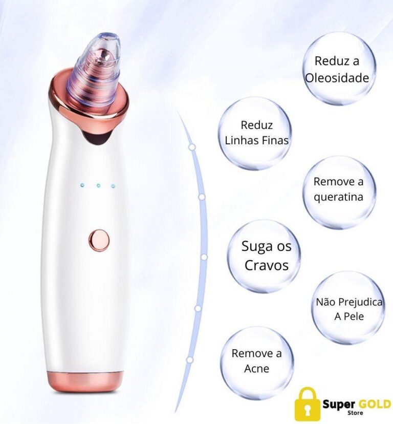 Removedor Inteligente de Cravos a Vácuo com tecn/DermaSuction Elite™