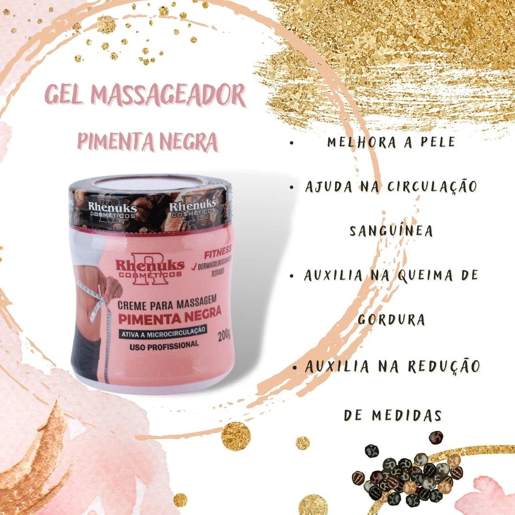 ThermoShape Pro – Creme Termogênico Redutor (Kit 3 Unidades)