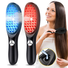 Carregar imagem no visualizador da galeria, Escova Capilar Fotônica DualLight™ – Sistema Profissional de Bioativação com Luz Azul e Vermelha
