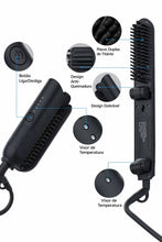 Carregar imagem no visualizador da galeria, Escova Alisadora Portátil FACILITA™ – Tecnologia Cerâmica Bivolt para Alisamento Rápido e Sem Frizz
